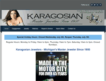 Tablet Screenshot of karagosian.com